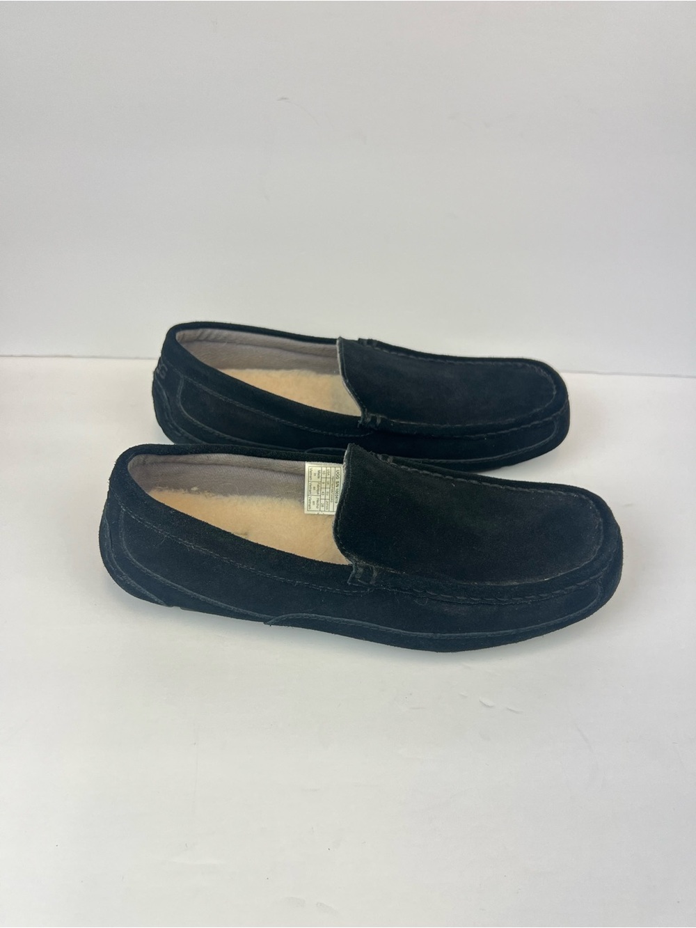 Ugg Australia Alder Black Suede 1003419 Men's Loafer Size 10 Driving Shoes